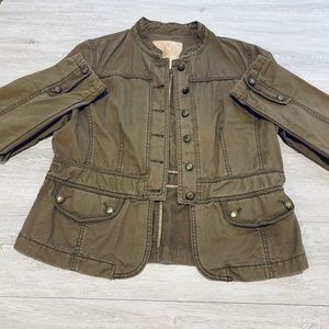 BKE Brown Military Style Brown Jacket